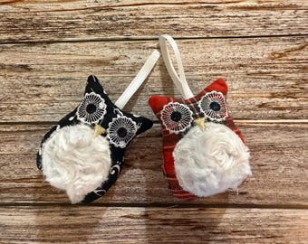 Adorable Soft Owl Christmas Ornament