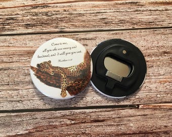Magnet/Bottle Opener- great gift for Leopard lovers