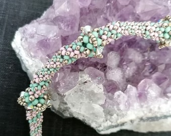 Beading kit for "Striped Bamboo - Orchid", all the needed beads, no pattern