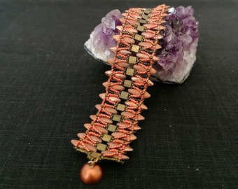Beading Kit for "Proxima Centauri - Armband copper", all the needed beads, no pattern