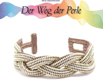 German beading book "Der Weg der Perle" by Vera Baumeister about Herringbone, Peyote and some other bead stitches