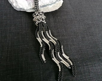 Beading Kit for "Medusa - Black/Silver", all the needed beads, no pattern