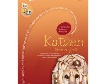 Katzen, polymer clay book in German language by Christi Friesen