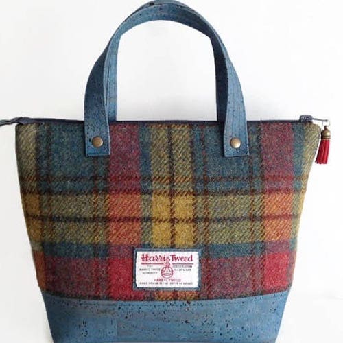 Green MacLeod Tartan Saddle Handbags