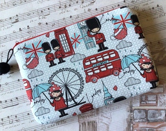 London Zipper Pouch, London Gift