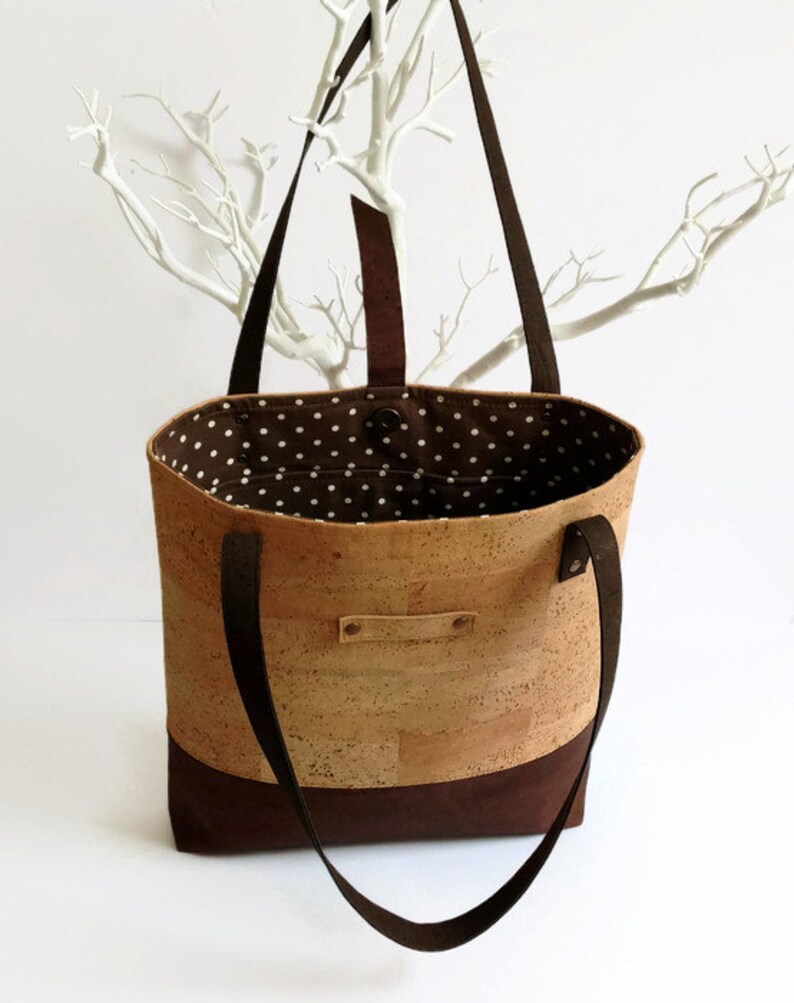 Cork Bag Eco Friendly Purse Everyday Bag Vegan Gift for Etsy