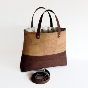 Corkor Vegan Cork Crossbody Bag For Women - Black, Eco-Friendly Purse With Adjustable Strap - View #12