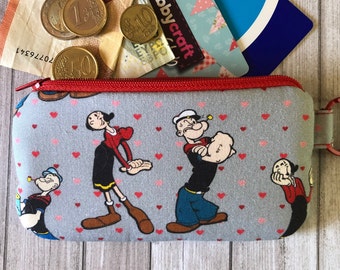 Popeye and Olive Oyl Coin Purse, Change Pouch