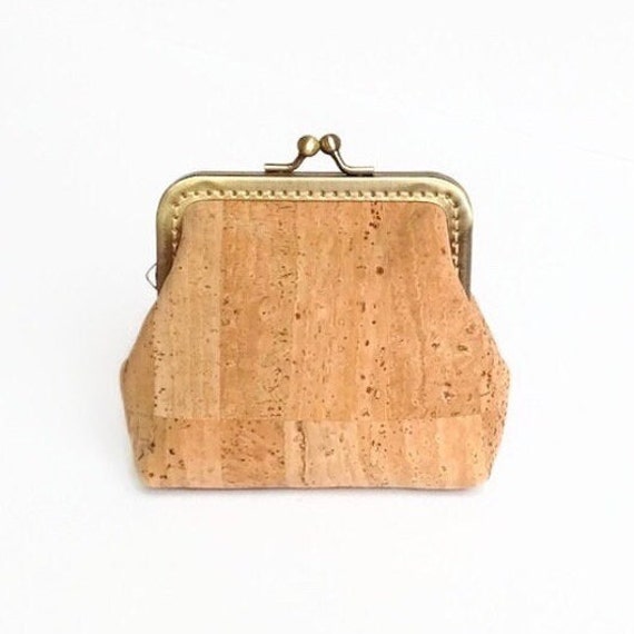 Cork Coin Purse Eco Friendly Cork Pouch Vegan Gift Etsy UK