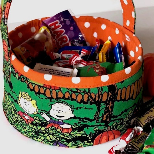 Trick or Treat Halloween Bucket, Halloween Gif Basket