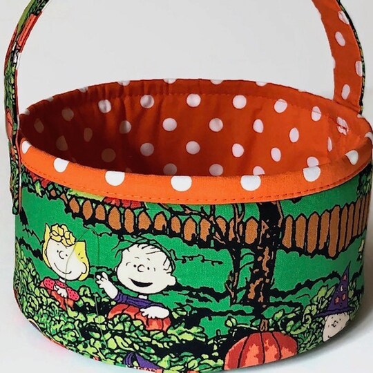 Trick or Treat Halloween Bucket, Halloween Gif Basket