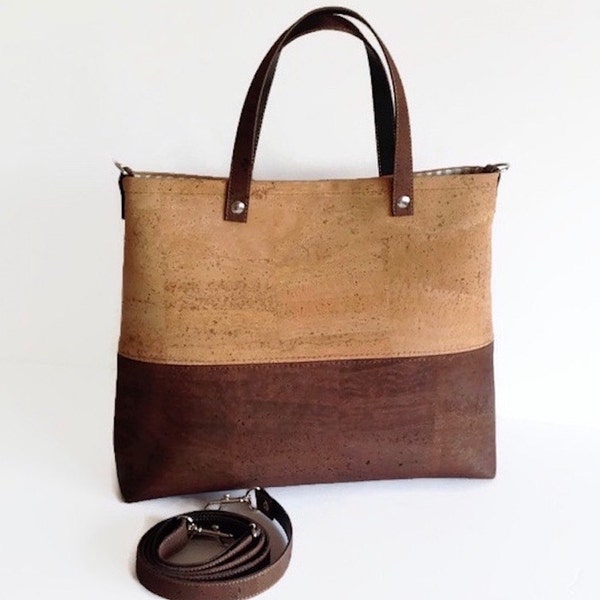 Cork Handbag - Vegan Crossbody Bag - Eco Friendly Gift for Women