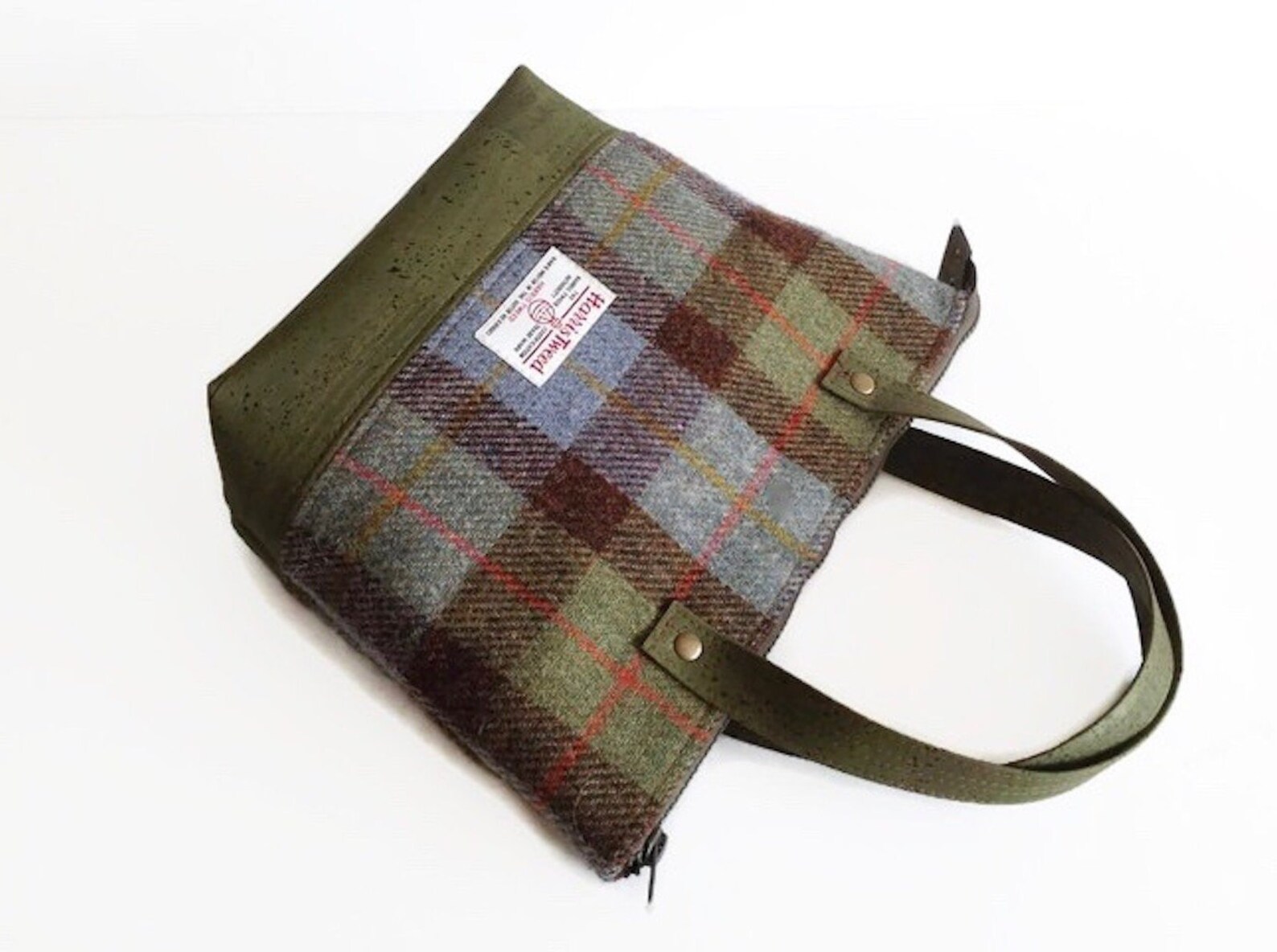 McLeod of Harris Weathered Tartan Crest Satchel Bag