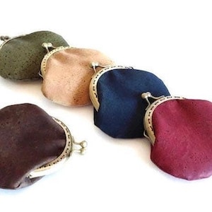 Cork Coin Purse, Eco Friendly Purse, Vegan Gift, Cork Wallet, Ready to Ship