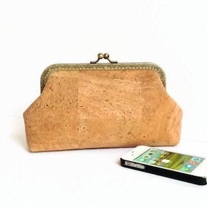Cartera de corcho, cartera ecológica, regalo para ella, cartera de corcho