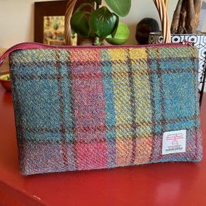 Harris Tweed Make Up Purse, Cosmetic Pouch