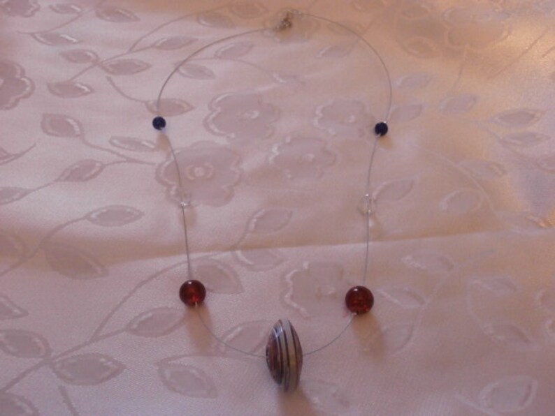 Paper Bead and Czech Bead Jewelry Set 4th of July July 4th ...