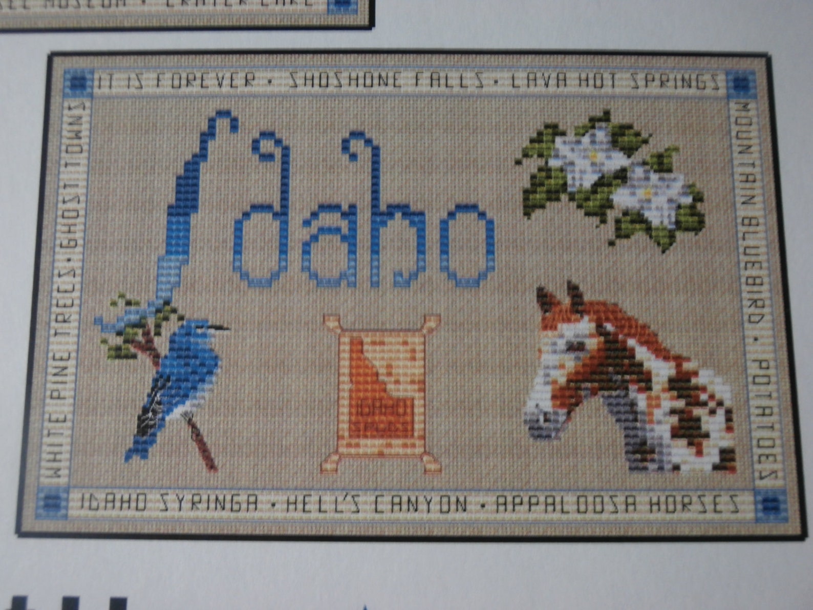 Land That I Love Handmade Unframed Cross Stitch Choose Your | Etsy