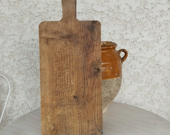 Antique Chopping Board, French Oak Cutting Board, Chopping Block, French Farmhouse. Rustic Decor