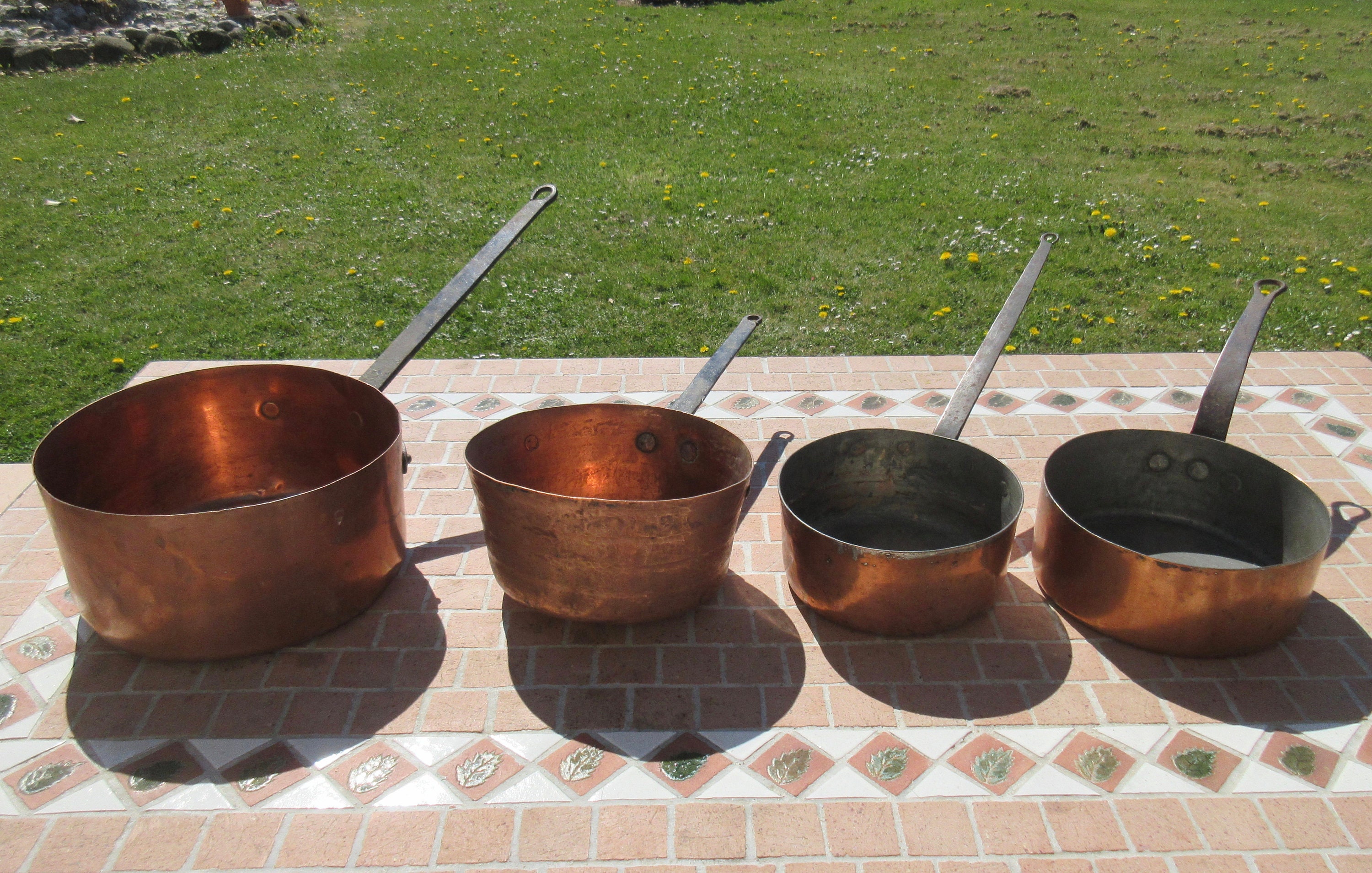 Copper Saucepan 11.5 French Vintage Handcrafted Etsy