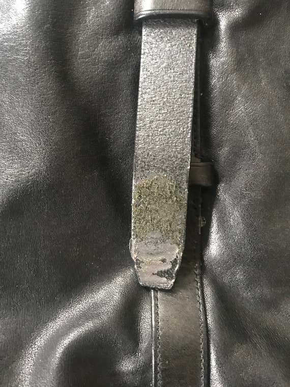 Vintage Coach Black leather Tote - image 7