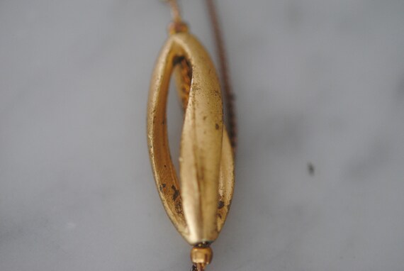 Vintage Gold signed Casual Corner Necklace - image 3