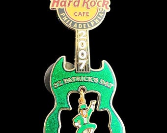 Pin del Hard Rock Cafe de Filadelfia, edición limitada del duende del Día de San Patricio
