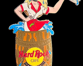 Pin de Hard Rock Cafe Cataratas del Niágara, NY, 6.º aniversario, edición limitada, coleccionable
