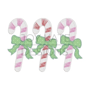 Zuckerstange Trio mit Bögen Applikation Design