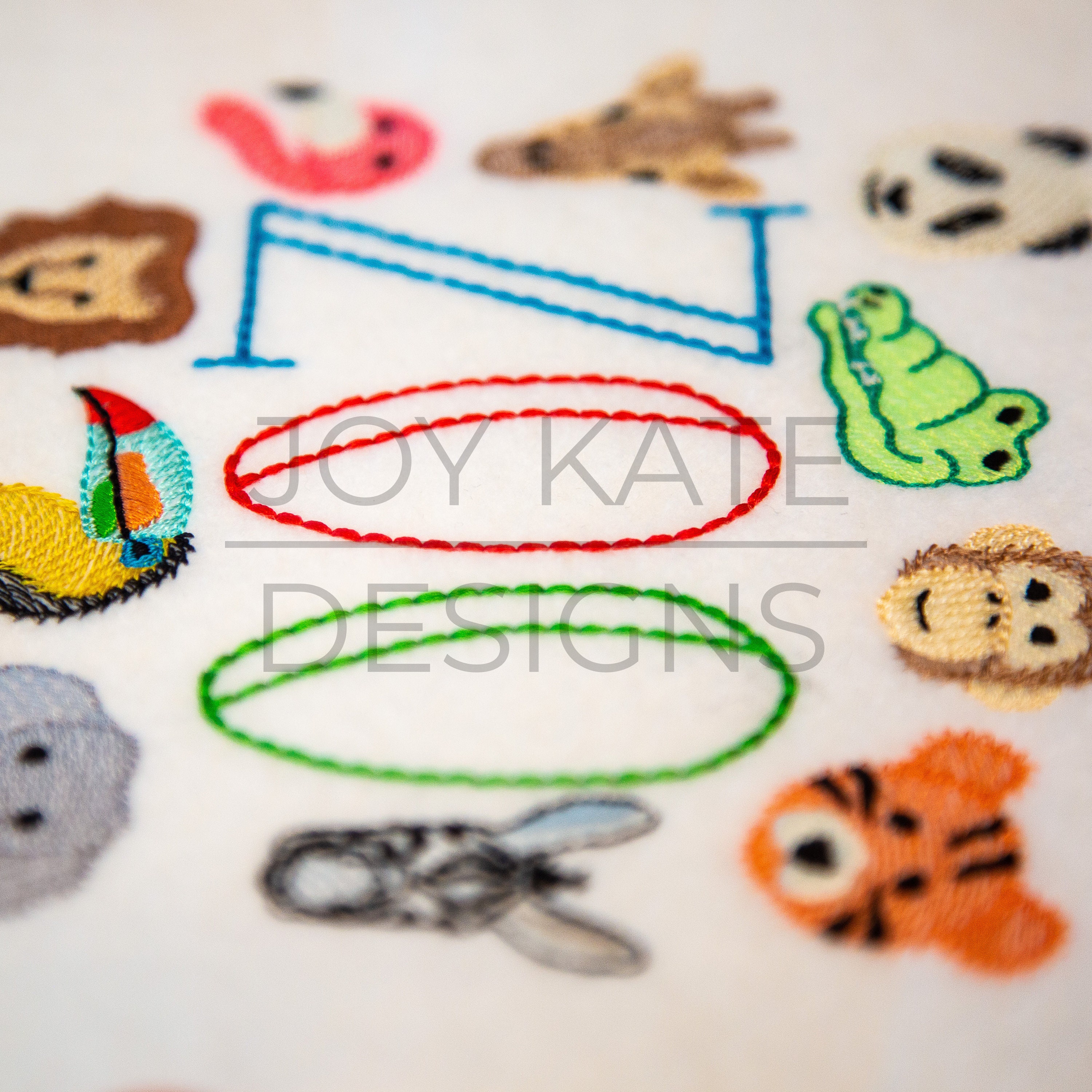 Build Your Own Zoo Animal Set Embroidery Design - Etsy