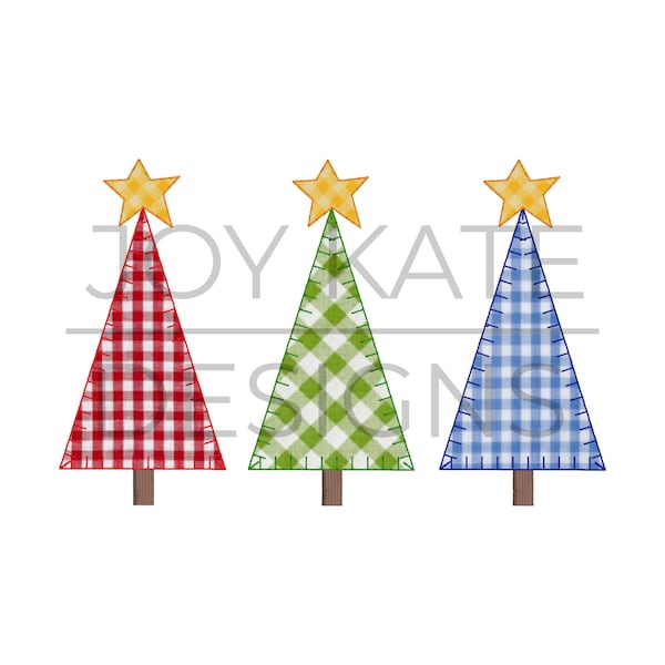 Decke Stich Weihnachtsbaum Applikation Design, Vintage Stich Weihnachtsbaum, Weihnachtsbaum Stickdatei, Raggy Stich Weihnachtsbäume