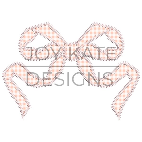 Bow Applique Etsy