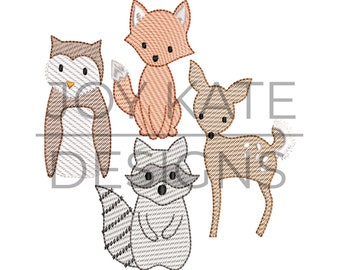 Build Your Own Woodland Animal Sketch Set