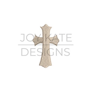 Mini Cross Fill Stitch Embroidery Design