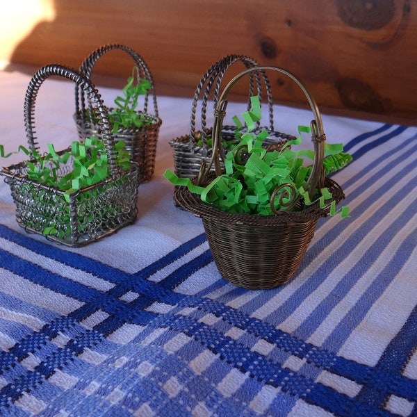 Metal Easter Basket Etsy