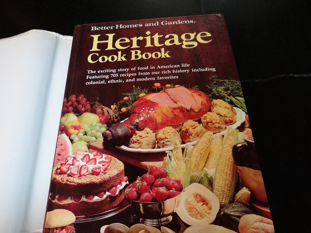 Better Homes and Gardens Heritage Cookbook 1975 Etsy
