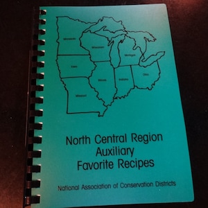 Vintage North Central Region Hilfskraft Lieblingsrezepte Gemeinschaft Kochbuch 1991
