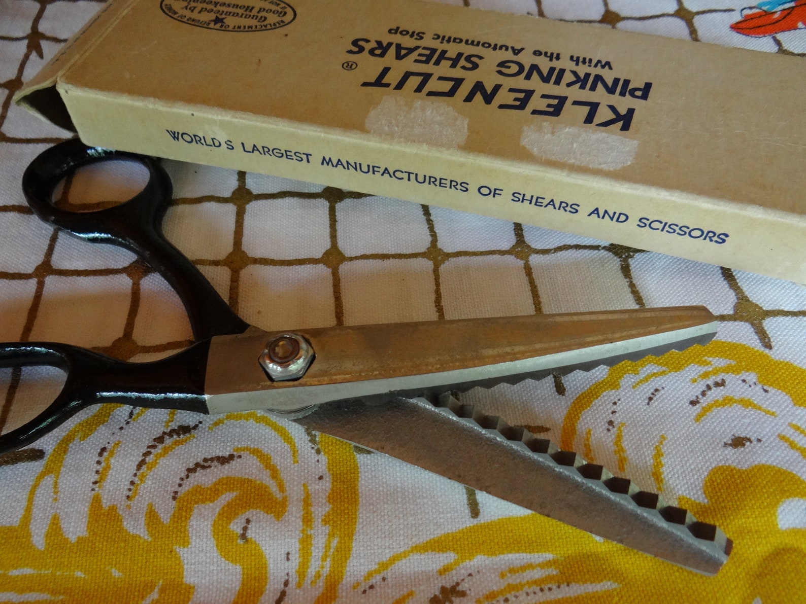 Vintage Kleencut Pinking Shears in great condition 1950's Etsy