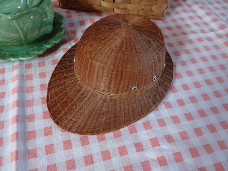 Vintage Pine needle hat not much for wearing but good for Etsy