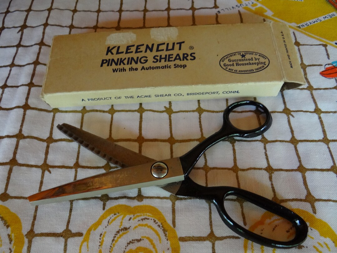 Vintage Kleencut Pinking Shears in Great Condition 1950's Etsy
