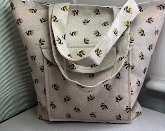 Bee inspired market/handbag/tote bag.