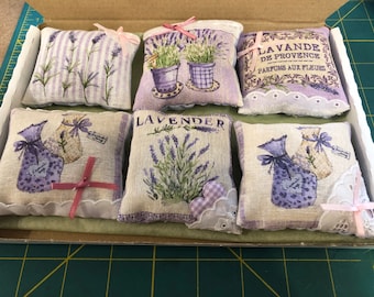 Organic Lavender Sachet Gift Set, French Lavender