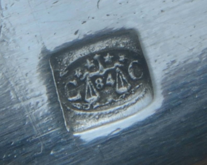 Antique Set of 6 Charles Christofle French Silver Hallmark C C Etsy