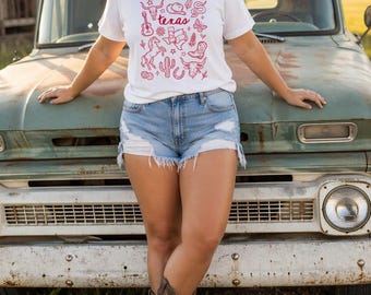 Texas Subway Art T-Shirt, Texas Pride Graphic Tee, Lone Star State Shirt, Texas Typography Tee, Souther Style Unisex Shirt