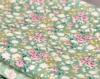 Tilda Cotton Fabric Fat Quarter Flower Tree Purple cm 50x55 Harvest Collection