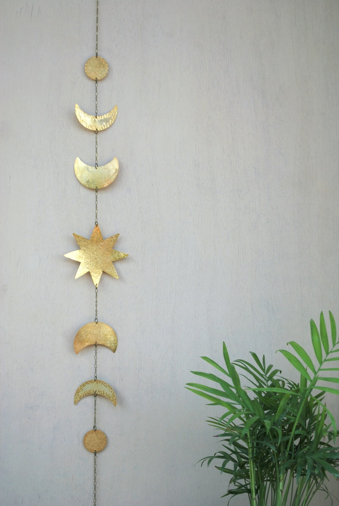 Moon and Sun Wall Decor Sun and Moon Wall Art Moon Phases | Etsy
