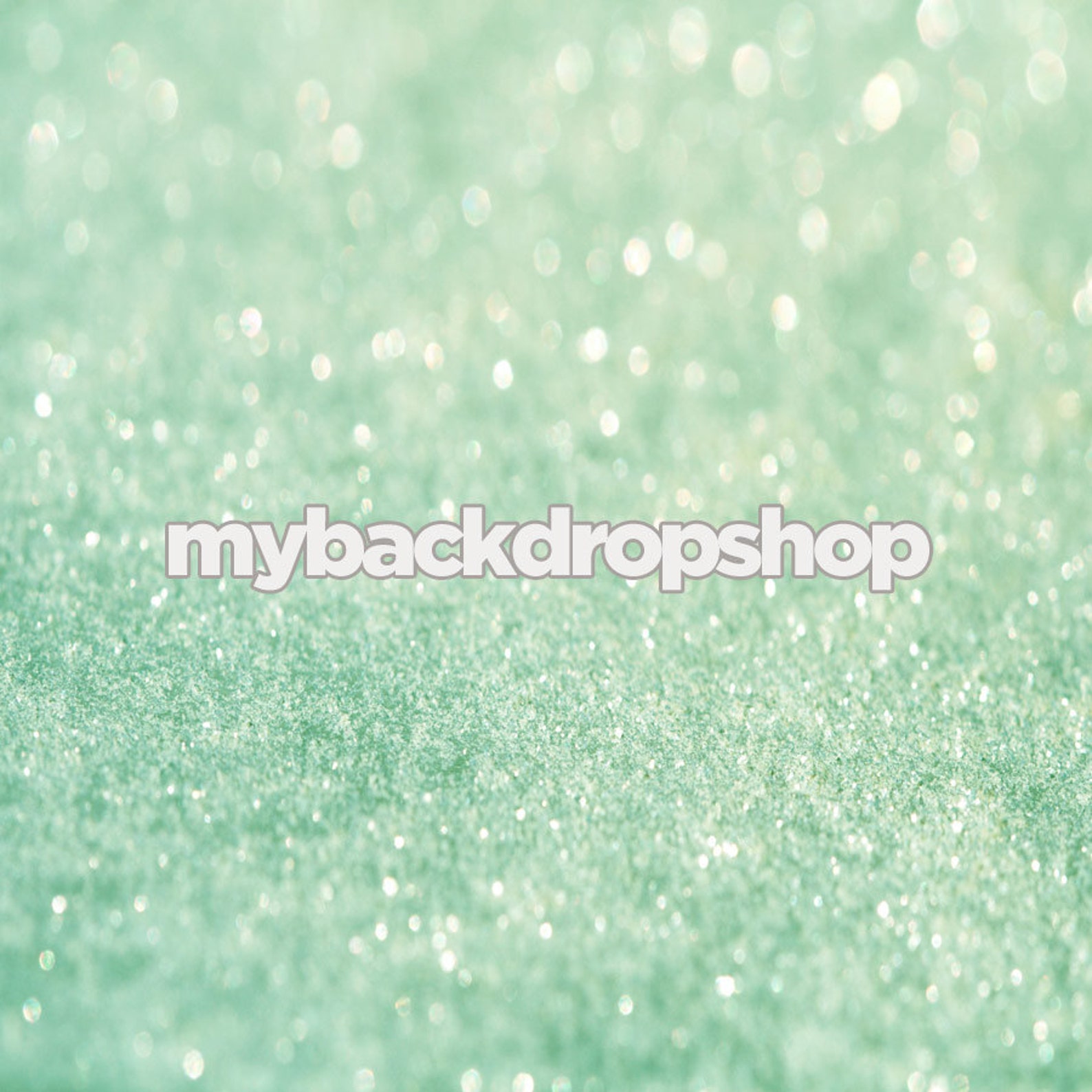 8ft x 8ft Mint Green Glitter Photography Backdrop Pastel Etsy España
