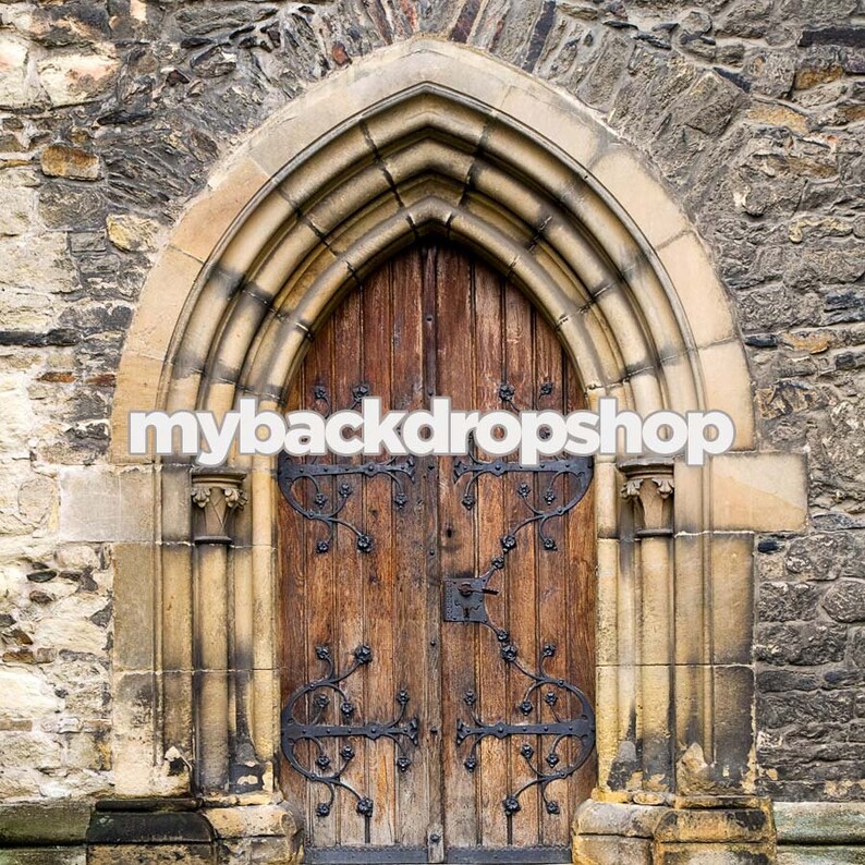 6ft X 6ft Old Church Door Backdrop for Photography Castle | Etsy