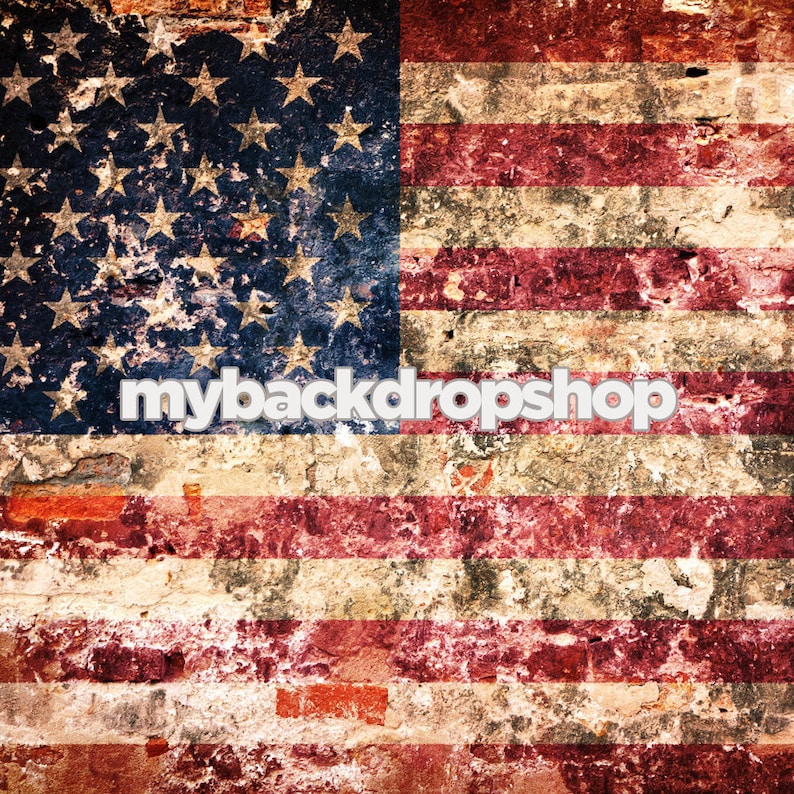 4ft X 4ft American Flag Photo Prop 4th of July Photography Etsy