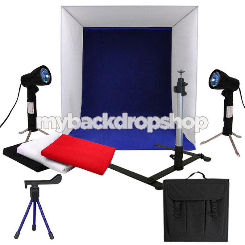 16 Photography Light Tent Backdrop Cube in a Box Kit Etsy